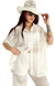 SET PAMPA Over CROCHET PREMIUM ( 42 al 52) WHITE en internet