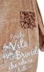 Remera PERCHE VITA (L/XL) IMPORTADA ITALY -CAMEL - Kuwana Shop