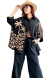 SET LINO BAMBULA PALM PRINT Camisa (XXL) + Palazzo (42 al 50) - comprar online