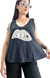 SET Musculosa LIPS + Short CEY LIBORE (40 al 50) BLACK en internet