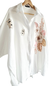 Camisa Maxi Oversize LINO BAMBULA ESTAMPADA FLOWERS (XXL) PREMIUM - tienda online