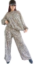 SET OVERSIZED WAFFLE PRINT - Palazzo + Buzo ( 40 al 50) AW25 - comprar online