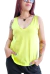 Musculosa V Algodòn LIME (M al XL)
