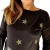 Sweater Hilo Stars Gold black (M/L) - comprar online