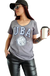 Remera V Cotton UBA Gris SMOKE (4 talles)