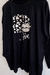 MAXI Sweater BREMER LARGO (XL/XXL) BLACK FOIL LOVE - AW25 - Kuwana Shop