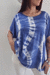 Remerón MANGA CORTA XL Batick BLUE LARISSA - - comprar online