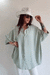 Camisa Maxi Oversize (XXL) Verde malva - comprar online