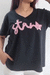 Remera V PREMIUM Black STAR PINK [ 4 TALLES] - comprar online
