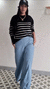 Sweater BREMER Emily RAYADO BLACK (L/XL) - comprar online