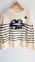 Sweater BREMER Emily RAYADO LIPS SHINE (L/XL) en internet