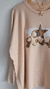 Sweater BREMER Oversized STARS GOLD NUDE (XL/XXL) en internet