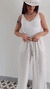 Palazzo LINO RAYADO (40 al 50) - OFF WHITE - tienda online