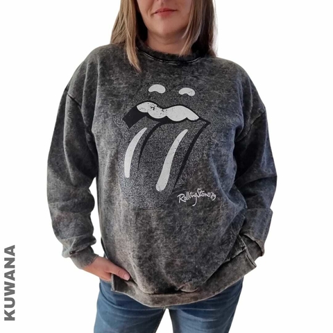 Buzo Stone Glitter Overfit M/L Nevado