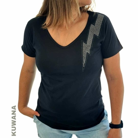 Remera V Thunder Black PREMIUM (4 talles) - comprar online