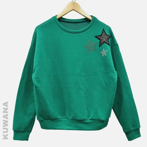 Buzo Overfit STARS (M/L) Green - comprar online