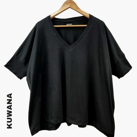 OUTLET SIN CAMBIO Remeron V Manga 3/4 (XL/XXL) Oversized BLACK