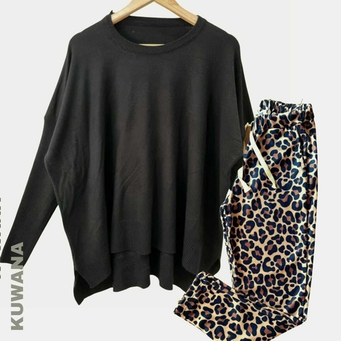 SET Sw Oversized BREMER+ Babucha WAFLE Print (36 al 44)