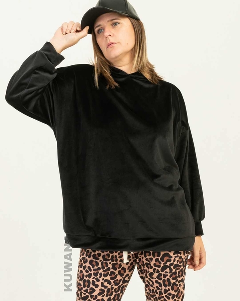 Buzo MAXI Oversized (XL/XXL) PLUSH BLACK