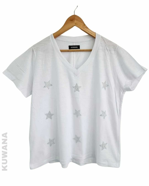 Remera V Oversize (XL) ALL STARS WHITE