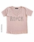 Remera V ROCK PREMIUM ROSE [ 4 TALLES]