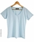 Remera V BASICA Essencial PREMIUM SKY (4 talles)