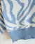 Cardigan Jackard Azebrado SKY (M /L) - Kuwana Shop