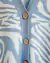 Cardigan Jackard Azebrado SKY (M /L) en internet