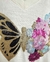 Remera V Oversize (XL) Soft cream Flamee BUTTERFLY - comprar online