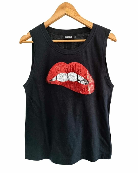 Sudadera Algodon Red Lips Shine PREMIUM (M/L)