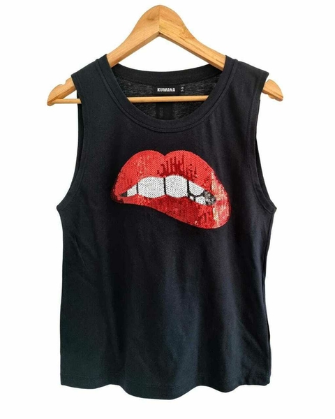 OUTLET SIN CAMBIO Sudadera Algodón Red Lips Shine PREMIUM