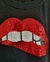 Sudadera Algodon Red Lips Shine PREMIUM (M/L) en internet