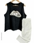 SET LIPS SHINE +Pant NATACHA Elastizado OFF WHITE ( 40 al 50)