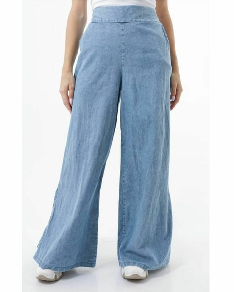 Pant Palazzo Denim Wide Leg (38 al 50) LIVY SKY