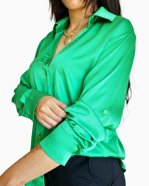 Camisa SILK SEDA (L/ XL) GREEN - SS