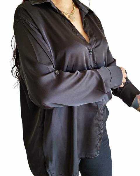 Camisa SILK SEDA (L/XL) BLACK SS
