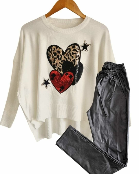 SET Sweater LOVE + Engomado (38 al 44)