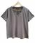 Remera V Essencial Oversize (XL) GREY SOLID