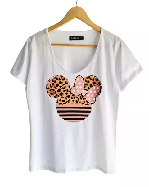 Remera V PREMIUM Fun Minnie (4 talles)