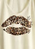 Remera V PREMIUM LIPS PRINT FLAME Natural (3 talles) en internet