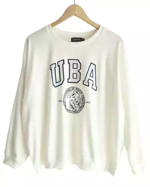 Buzo Oversized (XL/XXL) UBA SKY CREMA