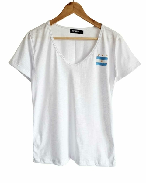 Remera V PREMIUM Tri-campeón (4 talles)