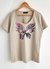 Remera V PREMIUM BUTTERFLY Mantecol (4 talles) en internet