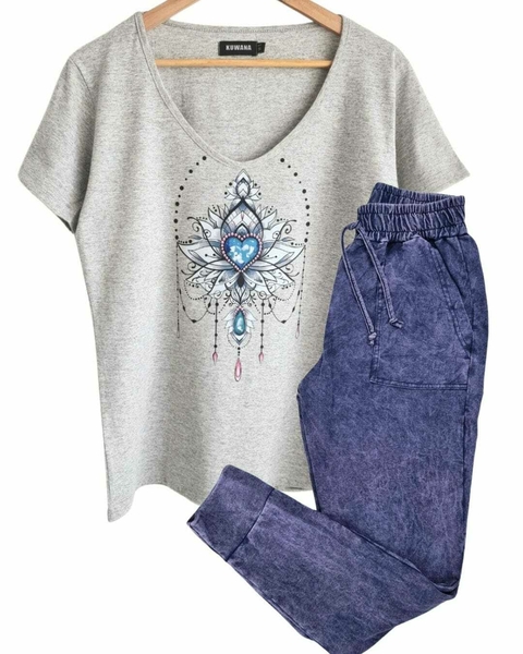 Combo Love in Blue Batick ( 40 al 50) Grey - comprar online
