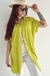 Camisola Vestido Camisero LINO Lime - Kuwana Shop