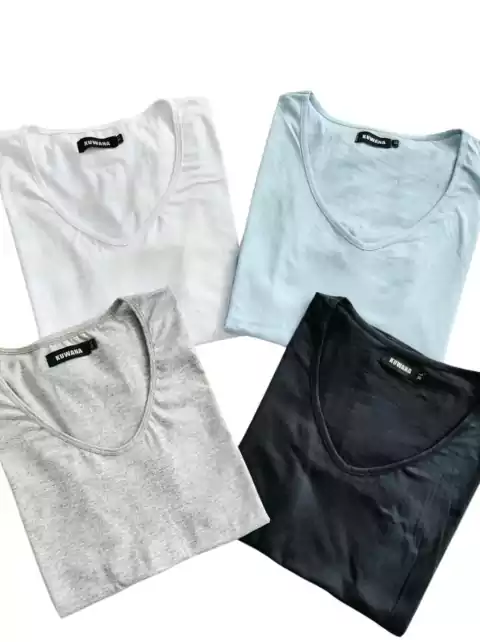 PACK X4 Remeras ( S al XL) BASICS SKY LINE