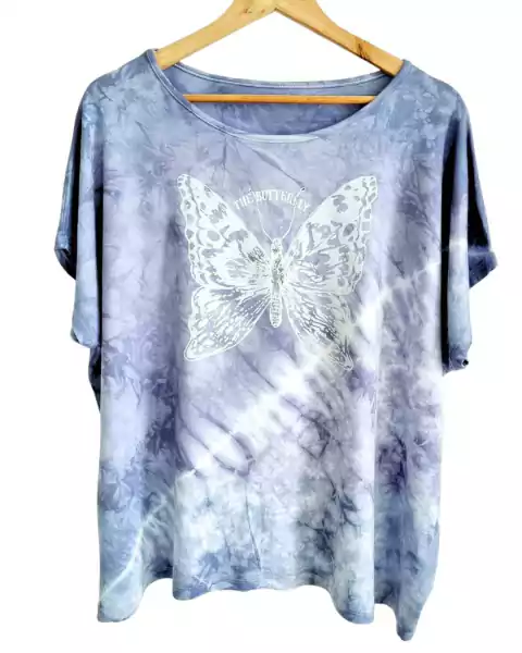 Remerón manga 3/4 (XL/XXL) Batick BUTTERFLY BLUE