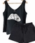 SET Musculosa LIPS + Short CEY LIBORE (40 al 50) BLACK - comprar online