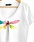 Remera V PREMIUM LIBELULA II White - ( 4 talles) - Kuwana Shop
