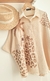Camisa Maxi Oversize LINO BAMBULA PALM PRINT (XXL) SAND - tienda online